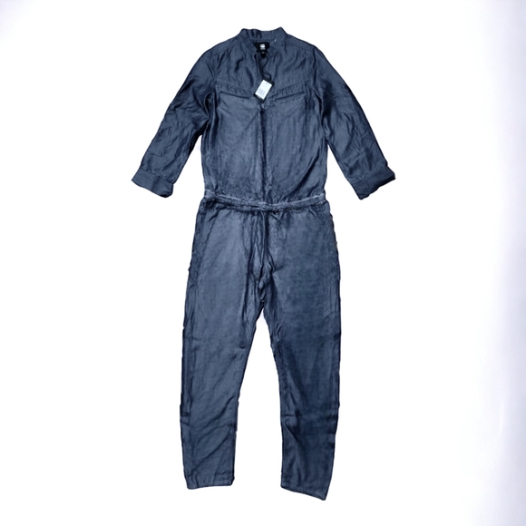 G-Star Raw Silky-Soft Denim Jumpsuit Size M - Picture 3 of 14